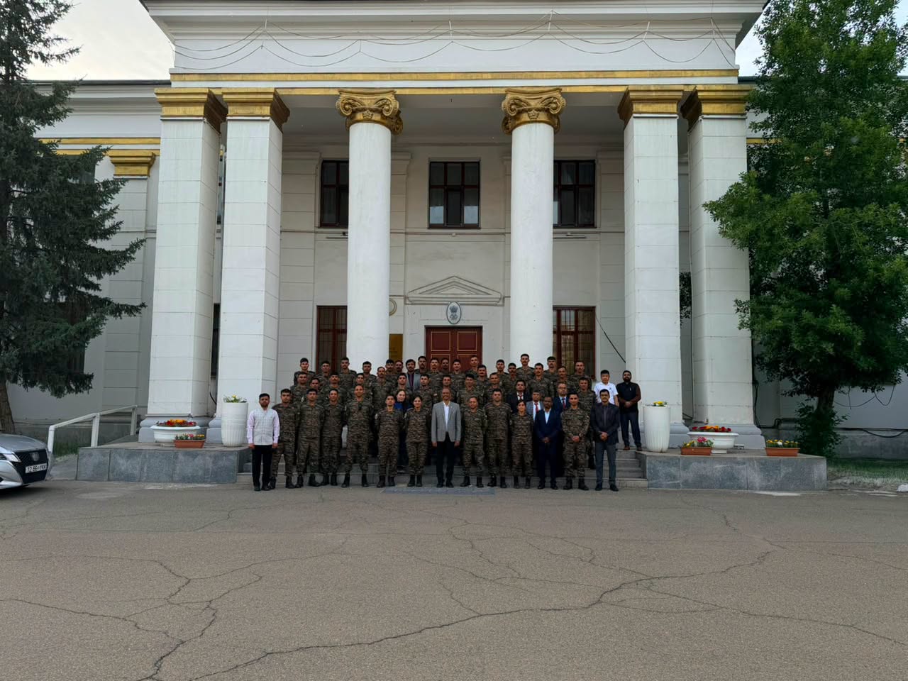 Thumbnail of <p style="text-align: justify;">On 27 June 2026, H.E Mr Atul Malhari Gotsurve , Ambassador of India to Mongolia hosted at the Embassy a dinner in honour of the Indian Army Contingent participating in the Khaan Quest Multinational Peacekeeping Exercise 2026 in Mongolia. During the interactive session Ambassador discussed with the contingent their experiences . He appreciated the role of the contingent in furthering India's relations with Mongolia and other 16 Countries participating in the event.
</p>