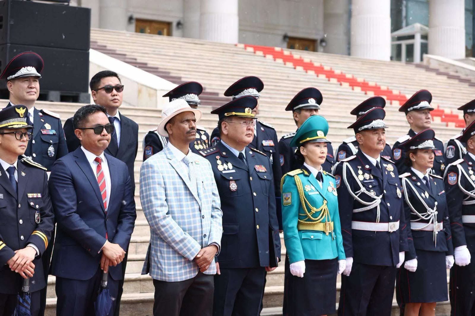 Thumbnail of <p style="text-align: justify;">On 27 June 2026, H.E Mr Atul Malhari Gotsurve , Ambassador of India to Mongolia participated in the military title conferment Ceremony of the cadets of the National Defence University of Mongolia and the University of Internal Affairs of Mongolia at the Sukhbaatar Square #ulaanbaatar . The chief guest of the event was H.E Mr U Khurelsukh, President of Mongolia. H.E Mr S Amarsaikhan, Minister of Justice and Internal Affairs and top Military brass of Mongolia were present at the event.</p>